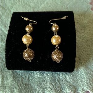 Elegant Gold Dangle Earrings